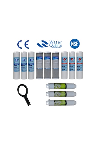 Su Arıtma Cihazı Filtresi Açık Kasa Uyumlu Ekonomik Paket