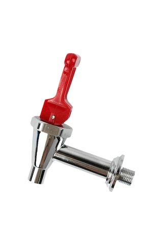 Homyl Kahve Sıcak İçecek Musluğu Paslanmaz Su Sebili Kova Cam Kırmızı