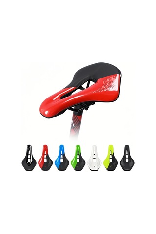 Geeroyoo Hafif Ve Konforlu Bisiklet Sele - Dağ Ve Yol Bisikletleri İçin Havalandırmalı Tasarım, Siyah Beyaz Çok Renkli