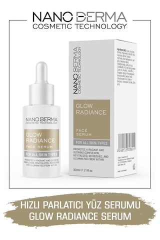 Nanoderma Hızlı Parlatıcı Yüz Serumu Cilde Işıltı Veren Aydınlatı