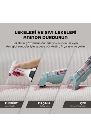 Kablosuz Leke Çıkarma Aleti İle Kolay Temizlik