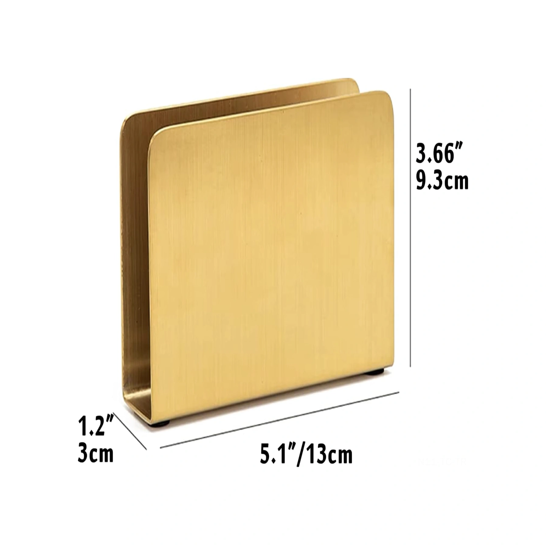 Skycity Altın Renkli Çelik Masaüstü Mendil Dağıtıcı - Mutfak Ve Yemek Masası İçin Bağımsız Servis Aleti Altın