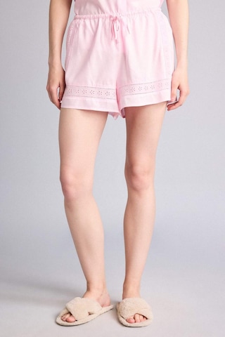Defacto Regular Fıt Kısa Boy Dokuma Pijama Şort G4373ax26sppn648 Pembe-pn648