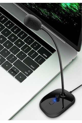 Moveevo Usb Mikrofon Sk-30 Siyah Plastik -33db Hassasiyet 100-10khz Frekans Aralığı 5v Usb İle Ses Kaydı