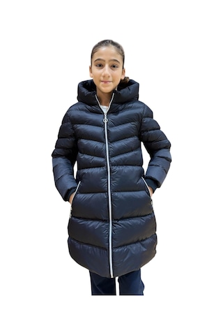 Benitto Kids Kız Çocuk Kapüşonlu Kışlık Şişme Mont 51338 Siyah