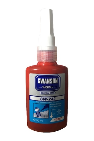 Swanson Works Sw-242 Orta Mukavvemetli Civata Sabitleyici 50 Ml