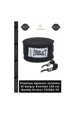 Premium Egzersiz Yardımcı El Sargısı Everlast 120 Cm Bandaj Kırmızı 722281-70