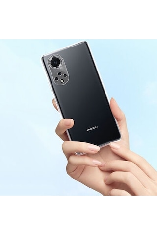 Huawei Nova 9 İle Uyumlu Kılıf Şeffaf Esnek Silikon Telefon Kılıfı Kapak