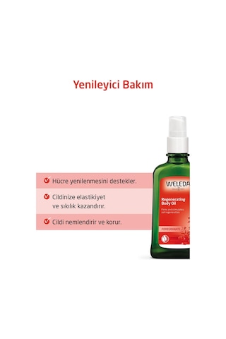 Weleda Organik Nar Özlü Yenileyici Vücut Bakım Yağı 100ml