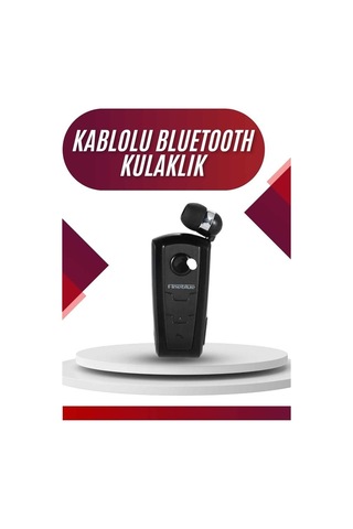 Yaka Kulaklığı Android Uyumlu Mikrofonlu Titreşimli Makaralı 0