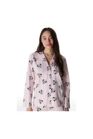 Penti İnci Pembe Lic Minnie Gömlek Pantolon Pijama Takımı