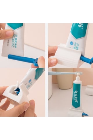 Diş Macunu Sıkma Aleti 2 Adet Çok Renkli