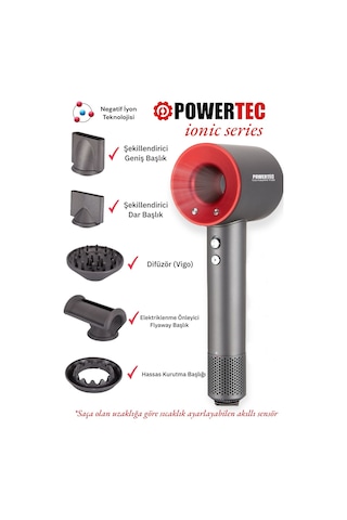 Powertec TR-3333 Plazma Fön Makinesi