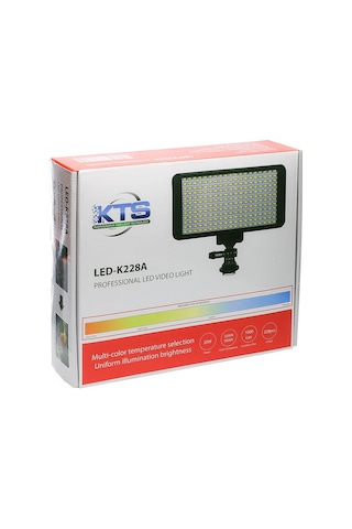 Kts LED-K228A Profesyonel Video Led Işık