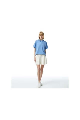 Nautica Kadın Mavi Relaxed Fit Kapüşonlu Sweatshirt Düz 45k500t Mavi