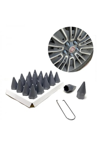 Sivri Mermi Bijon Kapağı Sökme Aparatlı Gri 17 Mm