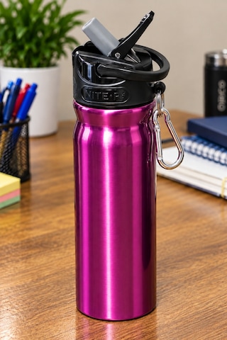 -12 500 Ml Çelik Matara Şah-2850 Pembe