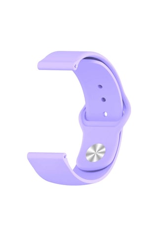 Kilifone - Xiaomi Redmi Watch 5 Active 22mm Uyumlu - Kordon Silikon Kordon - Krd-11 - Lila - T37495
