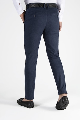 Terapi Men Erkek Lacivert Slim Fit Italyan Kesim Keten Pantolon Koyu Lacivert