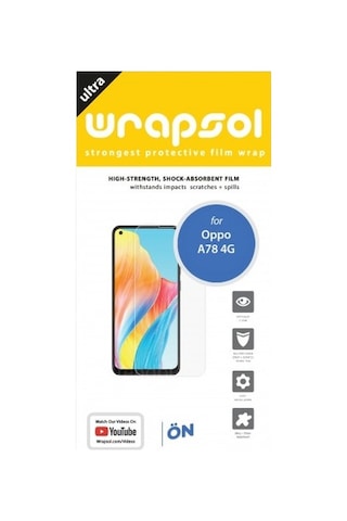 Oppo A78 4g Ekran Koruyucu Poliüretan Film