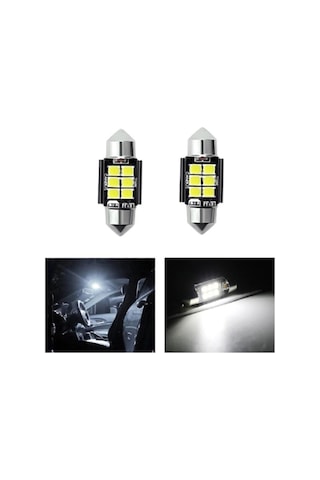 Sofit Led Canbus 6 Led 31mm Iç Tavan Plaka 2 Adet