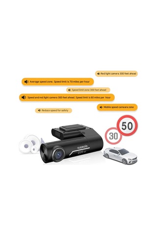 Vueroid Araç Kamerasi 2k Sony Starvis Görüntü Sensörü Gps D20