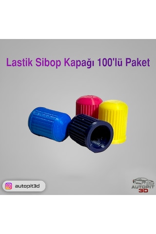 Lastik Subap Kapağı 100 Lü Paket