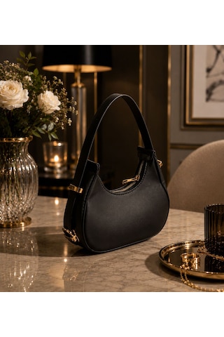 Housebags Diamente New Trend El Ve Omuz Çantası Siyah