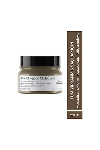 L'Oréal Professionnel Absolut Repair Molecular Yoğun Onarıcı Saç Maskesi 250 ML