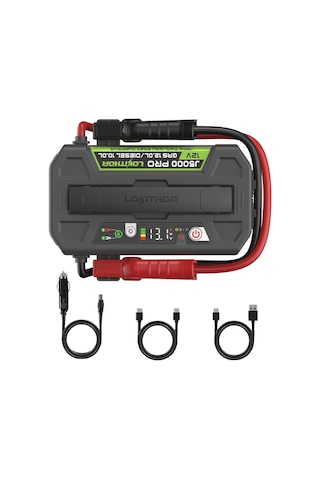 Lokithor J5000pro 12v 5000amp Lifepo4 Akıllı Akü Takviye + Powerbank + Led Lamba
