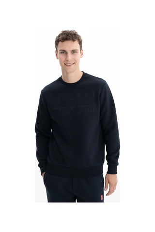AR-MA Arma Erkek Baskılı 3 İplik Şardonlu Regular Fit Bisiklet Yaka Sweatshirt 001