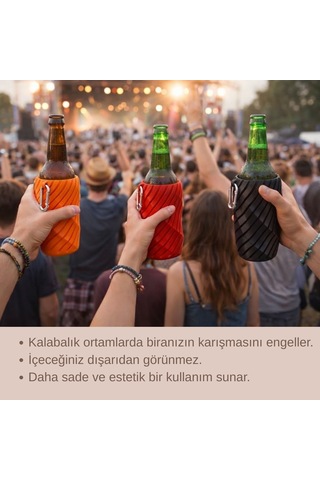 Mottopi 3+1 Sürpriz Renkler Spiral Desen Bira Çorabı,bira Kılıfı,bira Gizleyici,içecek Kılıfı-sürpriz Set 4 Adet Çok Renkli