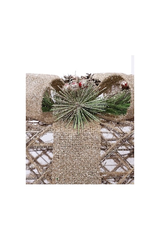 Yargıcı Işıklı Yılbaşı Süsü 20x20x20 Cm 25knha1125t St