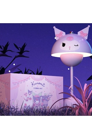 Maoyaya Sanrio Masa Üstü Gece Lambası 320-5 Mor Işık, Dekoratif Aydınlatma 320-5 Mor