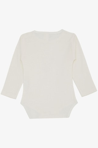 Breeze Kız Bebek Çıtçıtlı Zıbın Body Uğur Böceği Baskılı Çiçekli 9 Ay-3 Yaş, Ekru-ekru Ekru