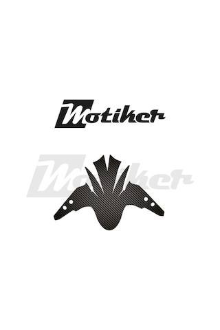 Yamaha Yzf R25 - R3 /2019 - 2025 Model Ön Çamurluk Grenaj Mat Karbon Tasarım Sticker Etiket Modeli