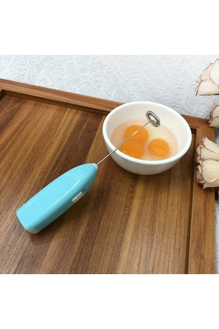 Kosona Ev Kullanıma Elektrikli El Mikseri - Kahve Ve Gıda Karıştırıcı, Paslanmaz Çelik Uç, Tek Tuş Kumanda, Yeşil Diğer