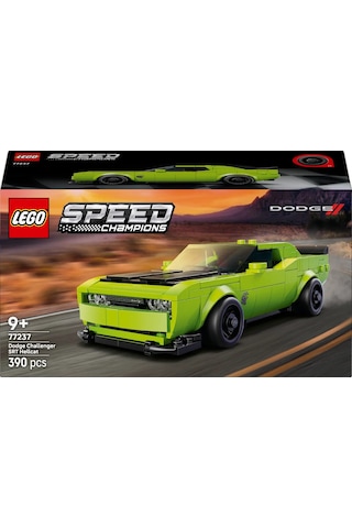 LEGO® Speed Champions Dodge Challenger SRT Hellcat Spor Araba 77237 - 9 Yaş ve Üzeri Çocuklar için Yarış Arabası Oyuncak Yapım Seti (390P)