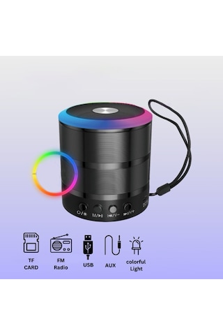 Auris Kln190 Rgb Taşınabilir Bluetooth Hoparlör