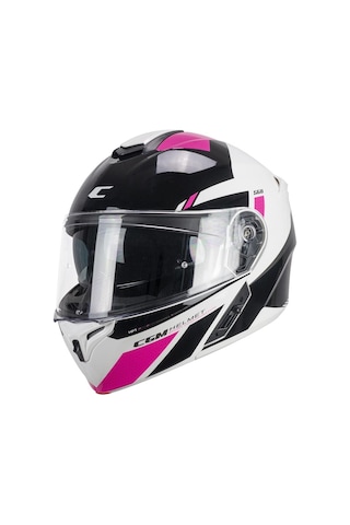 Cgm 568s Ber Sport Çene Açılır Kask Siyah/fuşya-m Pembe
