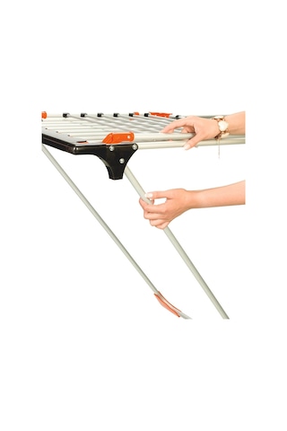 Tevalli T-Mt10 Kurudy Special Çamaşır Kurutmalık Gri - Kırmızı