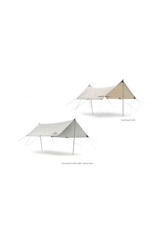 Naturehike Square Glamping 3x5 Mt Tarp Güneş Ve Rüzgar Koruma Tentesi Bej