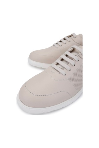 Tamer Tanca Erkek Hakiki Deri Bej Sneakers & Spor Ayakkabı 1093 1198 Erk Ayk Y25 Bej Dr Bej