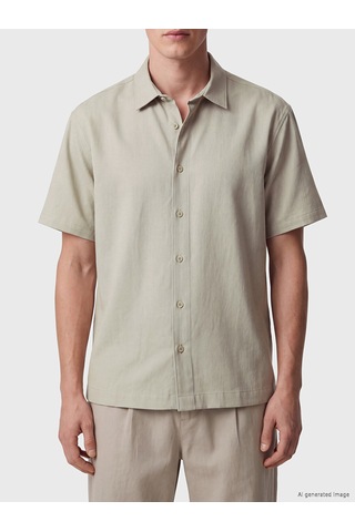 Lcw Vision Bej Regular Fit Dokulu Erkek Gömlek
