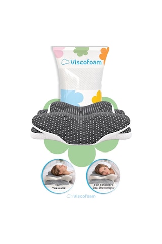 ViscoPure Boyun Destekli Ortopedik Visco Yastık 69 x 37 x 10 CM