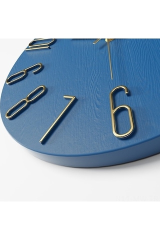 Trendooze Ve Şık Saati Oturma Odası Modern Duvar Dekoru Dayanıklı Beyaz Beyaz 30cm - Fc Beyaz