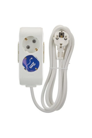 Viko Multi-let 2li Topraklı Kablolu Ç.k 2mt Priz 0