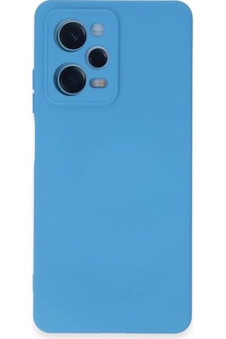 Newface Xiaomi Redmi Note 12 Pro 5g Kılıf Nano İçi Kadife Silikon Semeglbl - 12 - Mavi