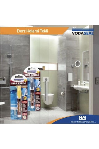 Vodaseal Fayans Derz Kalemi Yedek Uçlu Gri