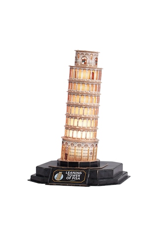 Pisa Kulesi 3d Puzzle Led Işıklı L535h